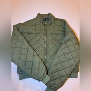 Blank NYC Sage Green Quilted Jacket